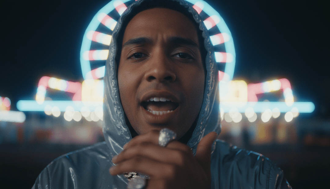 Ein Benutzer erstellt sein eigenes KI-generiertes Musikvideo für 'Secrets' mit der intuitiven Benutzeroberfläche von Freebeat.ai.