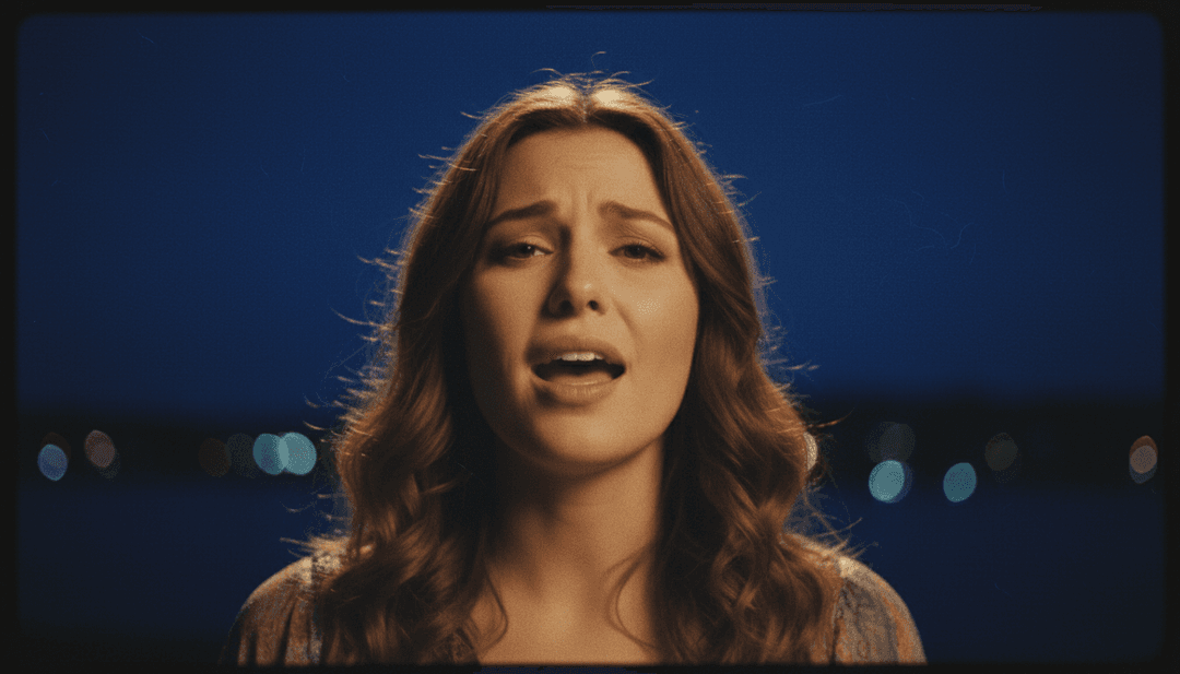 L'IA traduisant les puissantes envolées vocales et l'instrumentation soul de Mariah Carey en scènes dynamiques pour le clip 'Christmas (Baby Please Come Home)'.