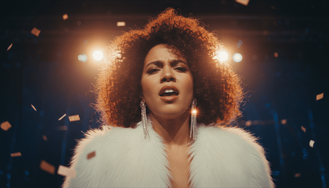 Un utilisateur partage fièrement un clip vidéo unique généré par l'IA pour 'Christmas (Baby Please Come Home)' by Mariah Carey créé avec freebeat.ai.