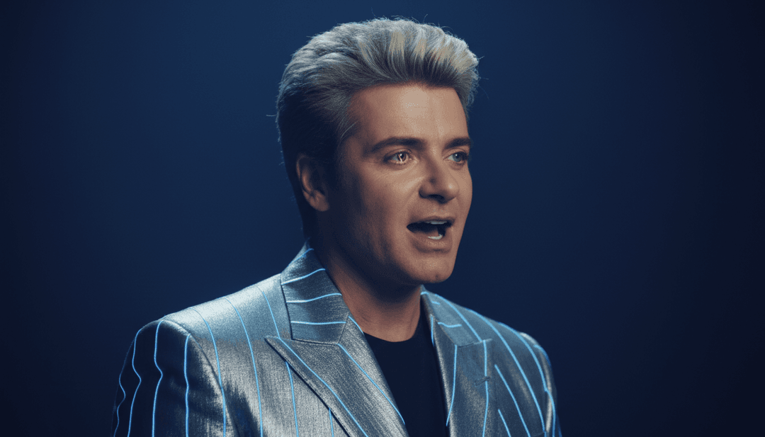 Visuelle Darstellung der 'Last Christmas'-Texte mit verschneiten Szenen, gebrochenen Herzen und einer festlichen Party.