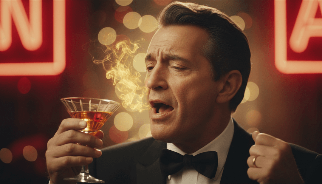 Dean Martin의 'Let It Snow!'용으로 완성된 뮤직 비디오와 다운로드 또는 공유 옵션을 보여주는 freebeat.ai 사용자 인터페이스.