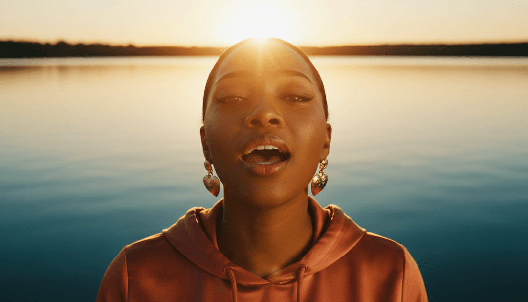 Ein Benutzer auf der Plattform von freebeat.ai erstellt ein personalisiertes Musikvideo für 'People' von Libianca, indem er Tools zum Herunterladen von Texten und kostenlosen Untertiteln nutzt.