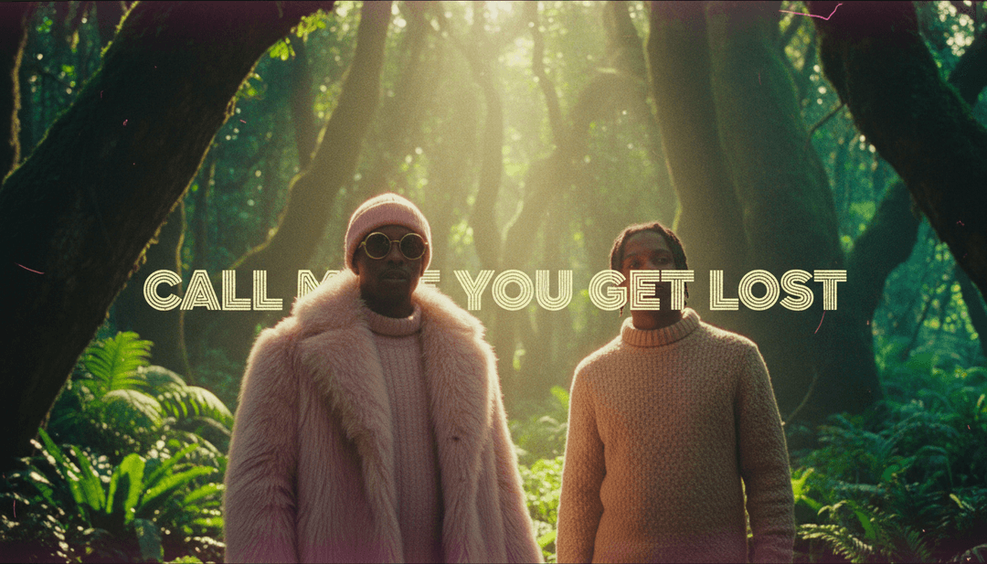 AI 算法分析 Tyler, The Creator 和 A$AP Rocky 的 'WHARF TALK' 音波和歌词，生成音乐视频的情绪板概念。