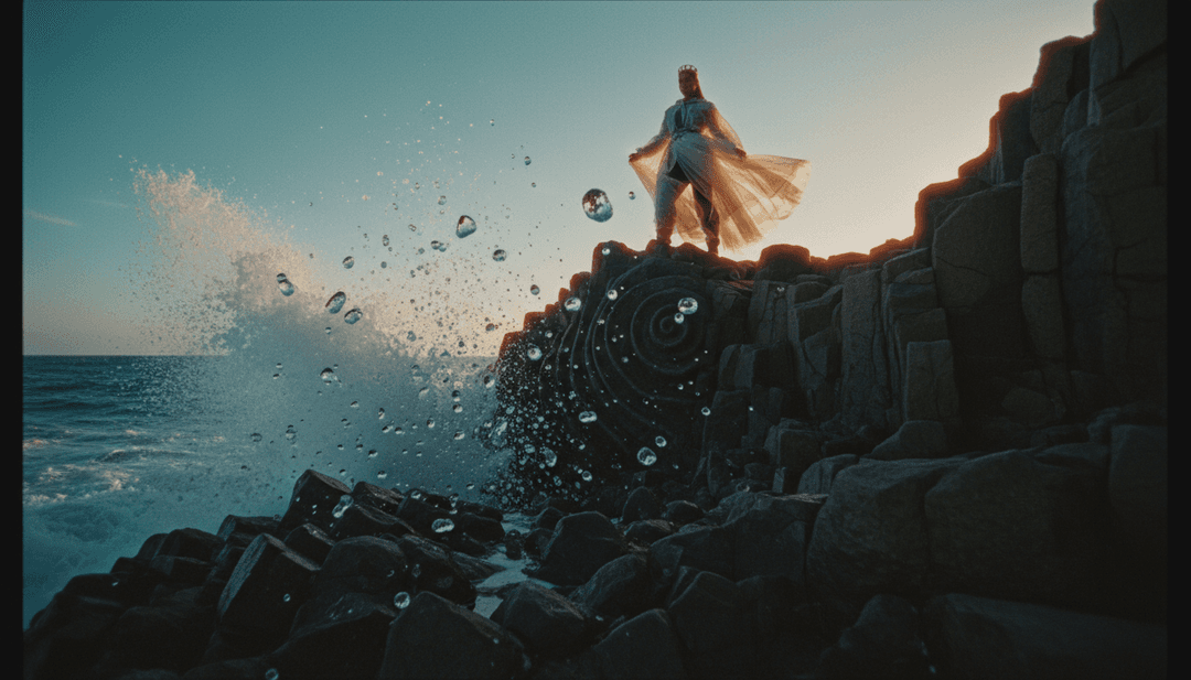 Uma interface elegante mostrando um **conversor de MP3 para MP4** transformando o arquivo de áudio 'Players' de Coi Leray em um vídeo musical de alta definição com letras integradas e efeitos visuais.