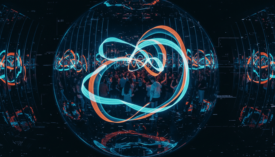 Montaje dinámico de un paisaje urbano y paisajes naturales, cambiando de brillante a melancólico, ilustrando el rango emocional de la canción.