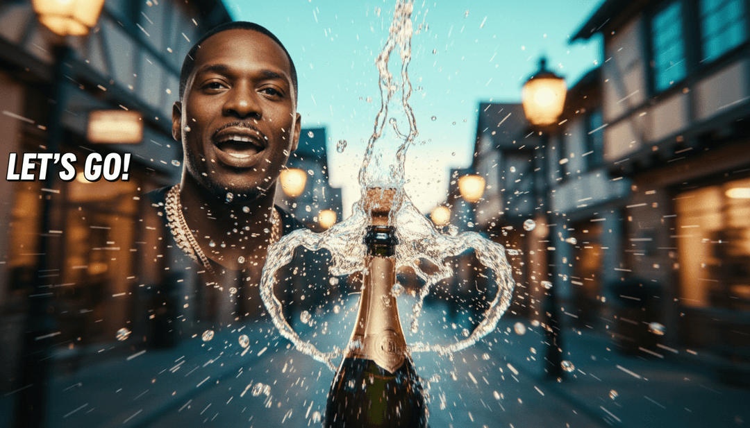 用户愉快地观看他们使用 freebeat.ai 为《My House》创作的定制音乐视频，准备在线分享。