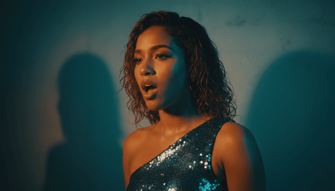 Interface utilisateur de freebeat.ai montrant comment créer un clip musical IA pour 'Water', avec des options pour personnaliser les visuels, les effets et ajouter des paroles.