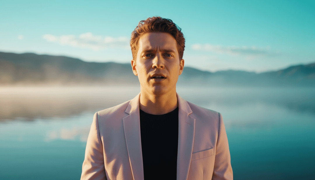 freebeat.ai 的用户界面，展示了为 Bad Habits 生成的音乐视频，并提供了添加歌词和字幕的选项。