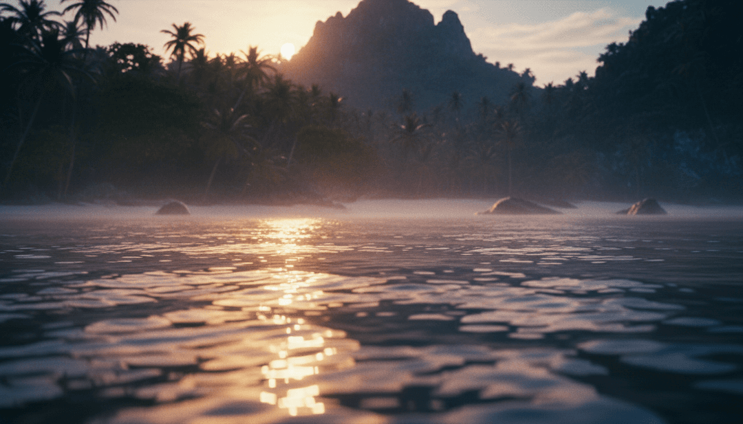 Ondas sonoras digitales abstractas formando un corazón, representando la IA interpretando la profundidad emocional y el género electronic pop house de 'Without You' de Avicii.