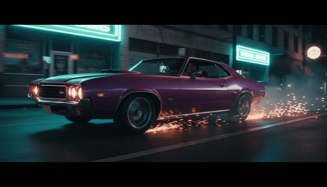 AI 处理 Britney Spears 的《Toxic》波形的抽象表示，将电子流行和合成流行元素可视化为充满活力、跳动的光模式。