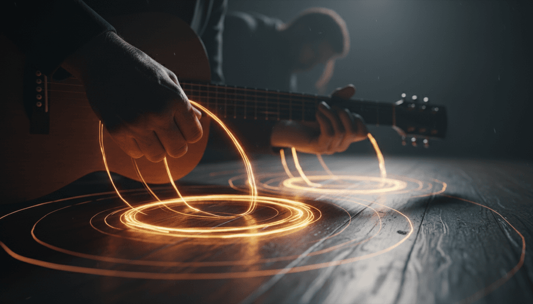 Renderização conceitual de IA de um nascer do sol sobre um vasto campo, simbolizando despertar e liberdade, para o vídeo musical 'Wake Me Up' de Avicii.