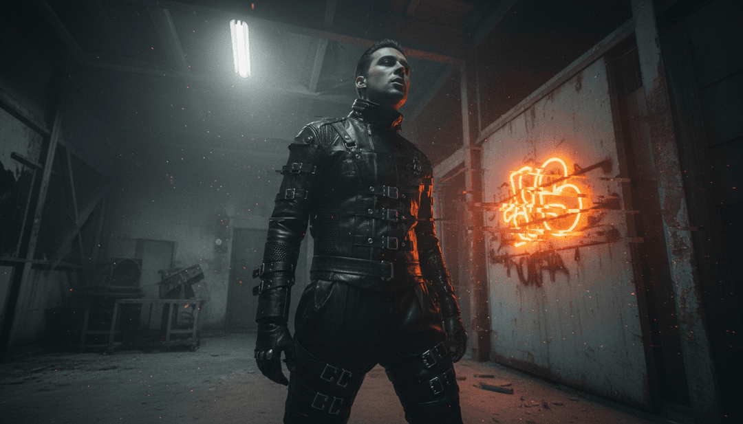 概念艺术，展示 AI 解析 ATEEZ 的 BOUNCY 声波，将嘻哈和陷阱节奏转化为脉动数字能量。