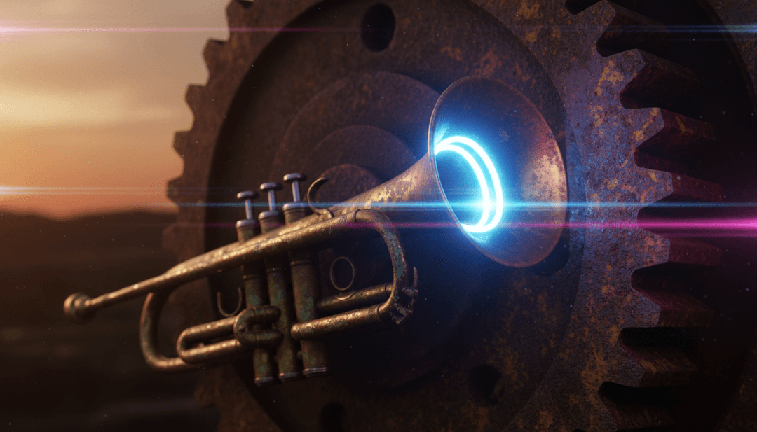 KI interpretiert die kraftvolle Energie und das aspirative Thema des Songs 'High Hopes' von Panic! At The Disco und visualisiert dessen Pop-Hip-Hop-Rhythmus.