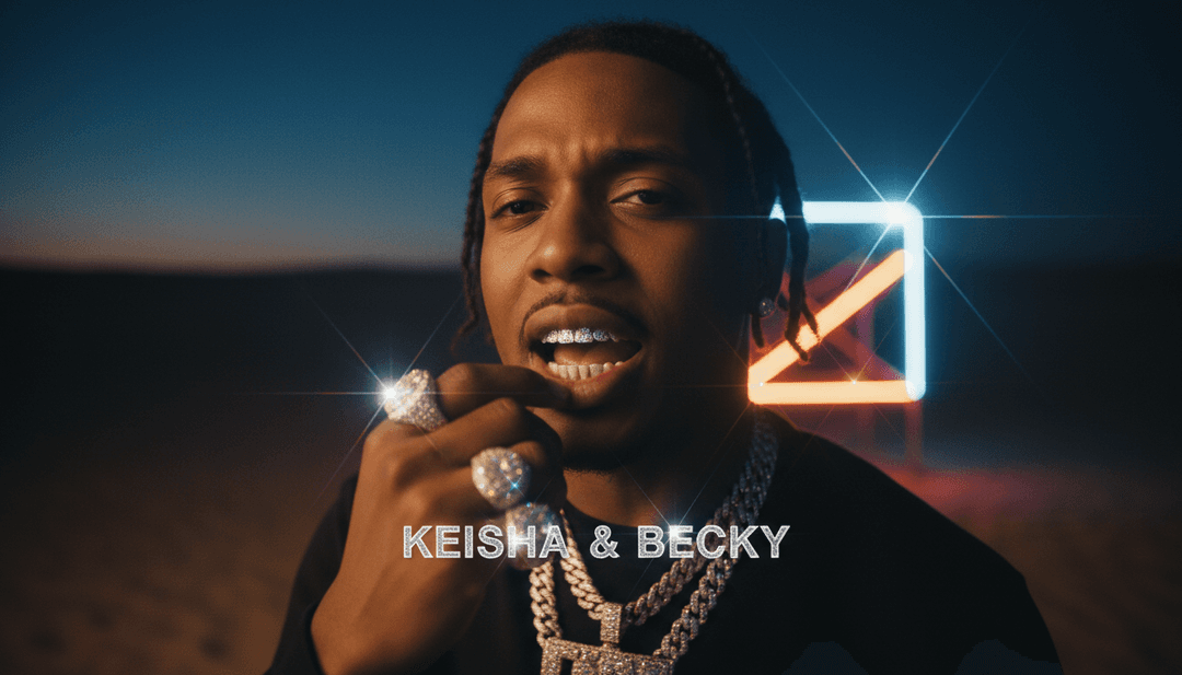 KI interpretiert UK Drill Musik, visualisiert Bass und Rhythmus für Keisha & Becky - Remix