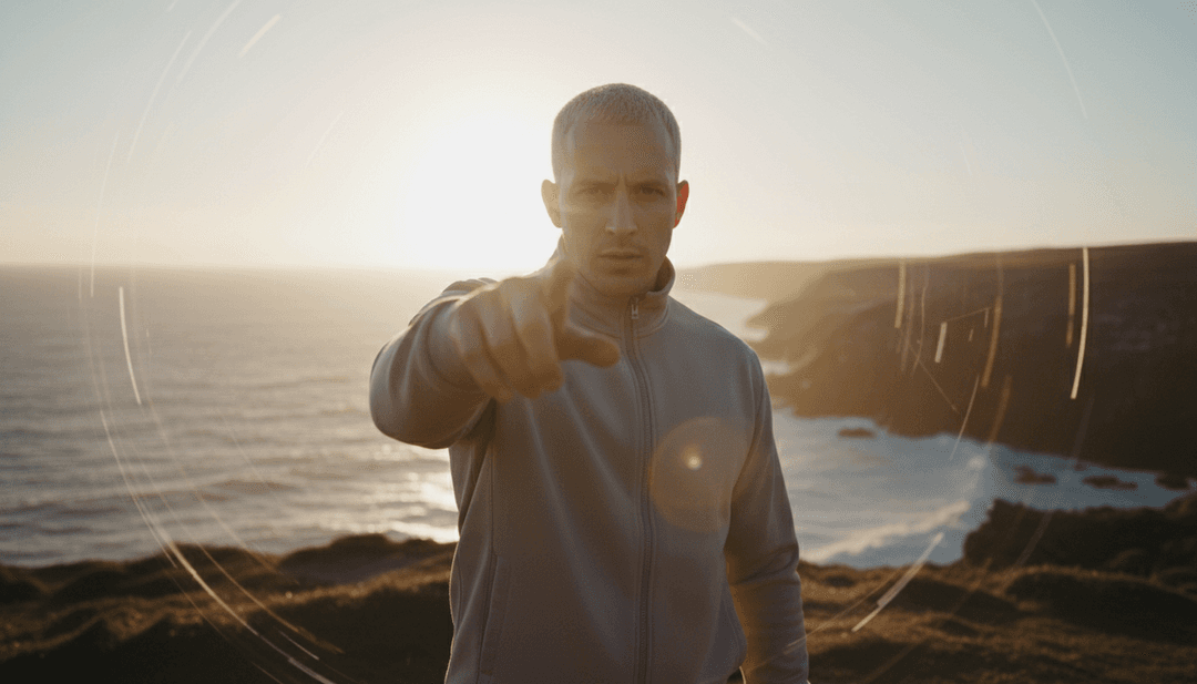 IA interpretando a letra de 'Without Me' de Eminem, mostrando um cérebro digital processando versos de rap, imagens satíricas e referências à cultura pop.