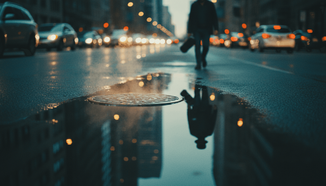 Des visuels abstraits représentant l'émotion brute, un ciel nuageux et une figure solitaire en pleine réflexion, inspirés par les paroles de "Thinkin Bout You" de Frank Ocean.