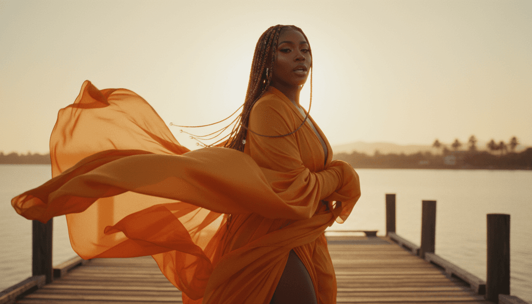 Visuels dynamiques synchronisés avec les puissantes chutes de basses et le flux vocal de la musique 'Never Lose Me' de Flo Milli, générés par freebeat.ai en tant que convertisseur MP3 vers MP4 de pointe.