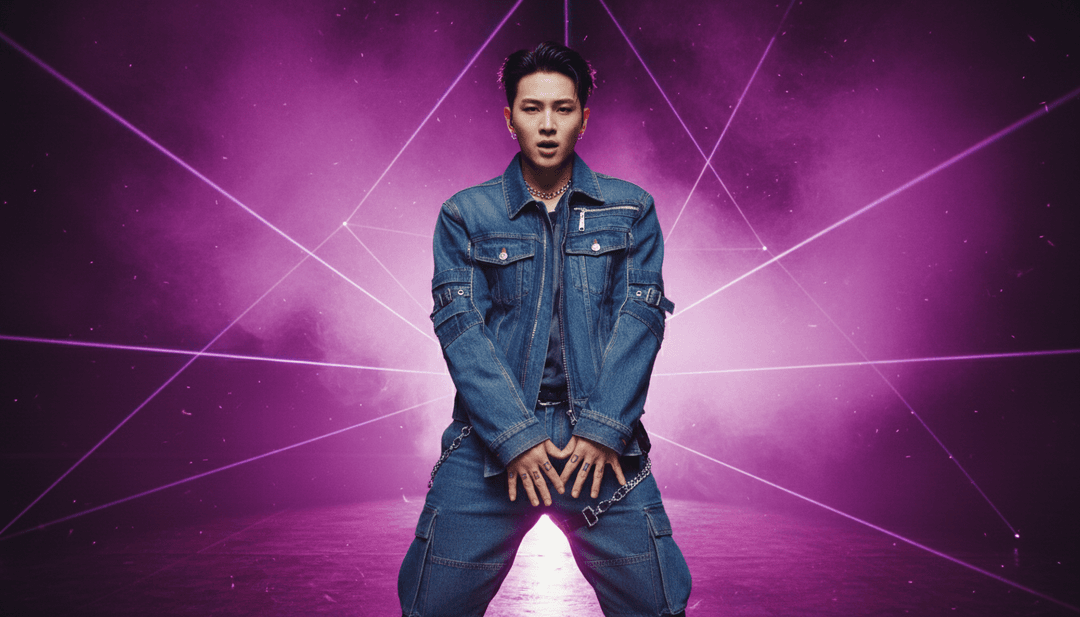 Visualiseur généré par l'IA réagissant aux rythmes spécifiques et aux nuances vocales de '3D (feat. Jack Harlow)', présentant des scènes dynamiques.