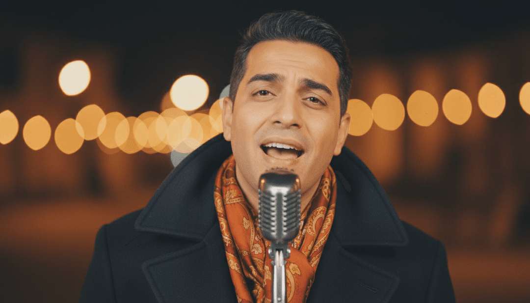 屏幕上播放着为 'For Life' 制作的完整、充满活力的音乐视频，展示了多样化的 AI 生成视觉效果。