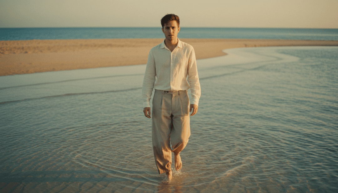 Représentation abstraite de l'IA analysant la mélodie mélancolique et les paroles introspectives de 'Let Me Down Slowly' d'Alec Benjamin, avec les mots-clés émotionnels mis en évidence.