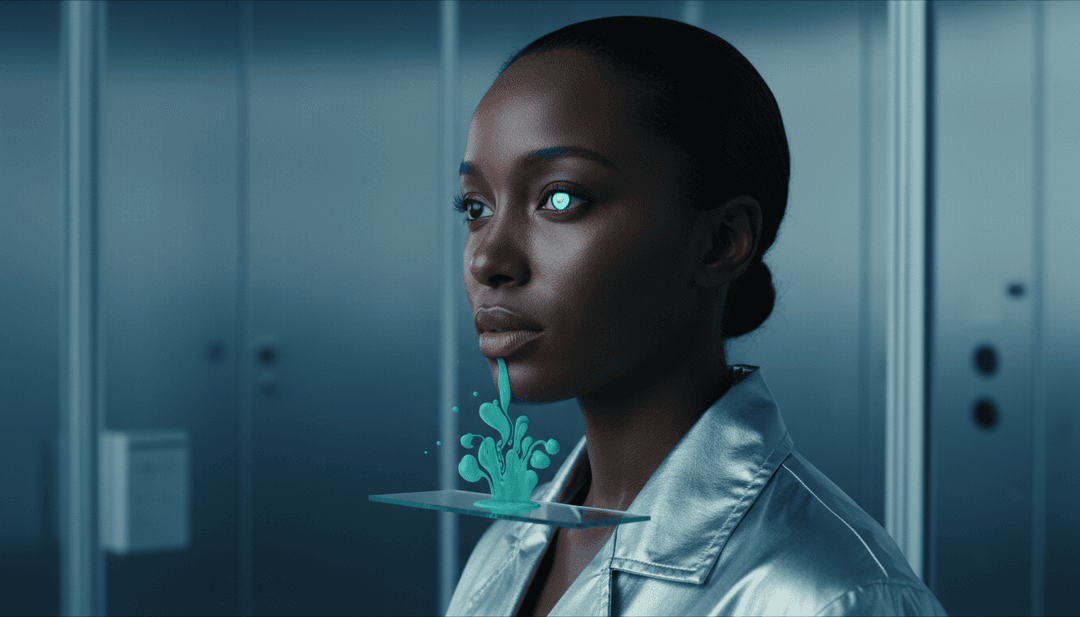 Una transición perfecta de una forma de onda de audio de 'With You' de Jorja Smith a una cautivadora secuencia cinematográfica, que ilustra el poder de un convertidor de MP3 a MP4 para crear un video musical convincente.