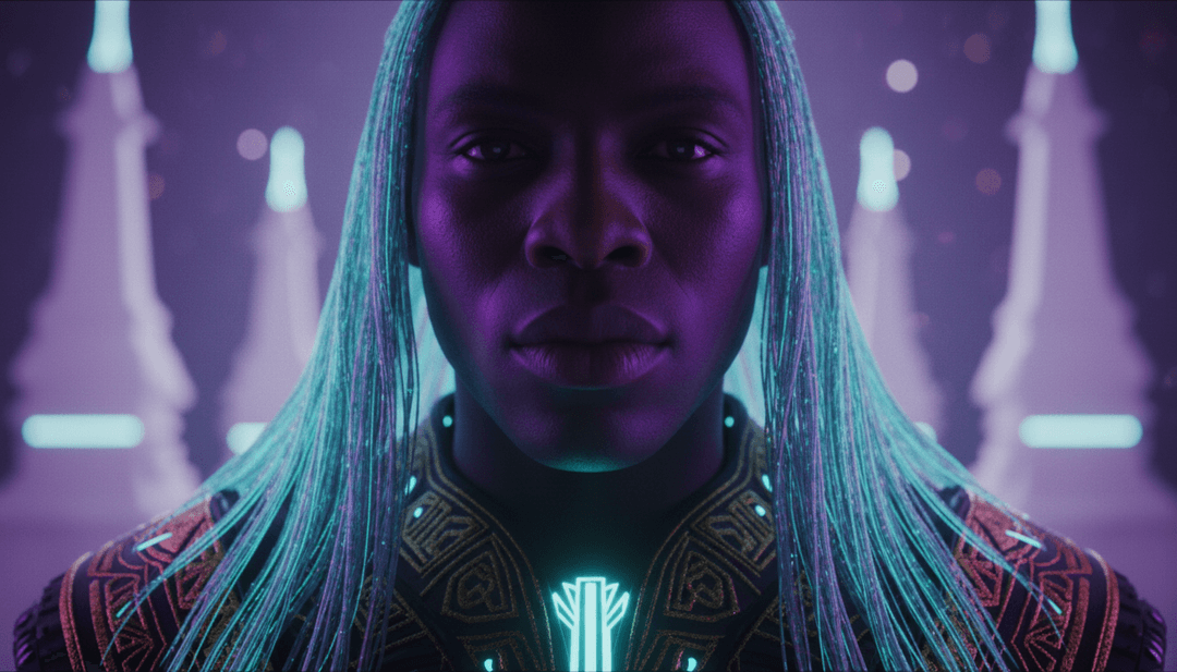 freebeat.aiプラットフォームを操作するユーザーが、「Wait」のビジュアルと同様に、自分のトラック用にプロ品質のミュージックビデオを簡単に生成する様子。