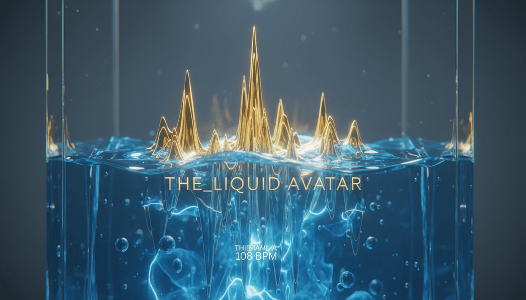 屏幕上播放着由 Kurtis Wells 创作的“BAPTIZED”的成品、充满活力的音乐视频，展示了 AI 的创意输出。