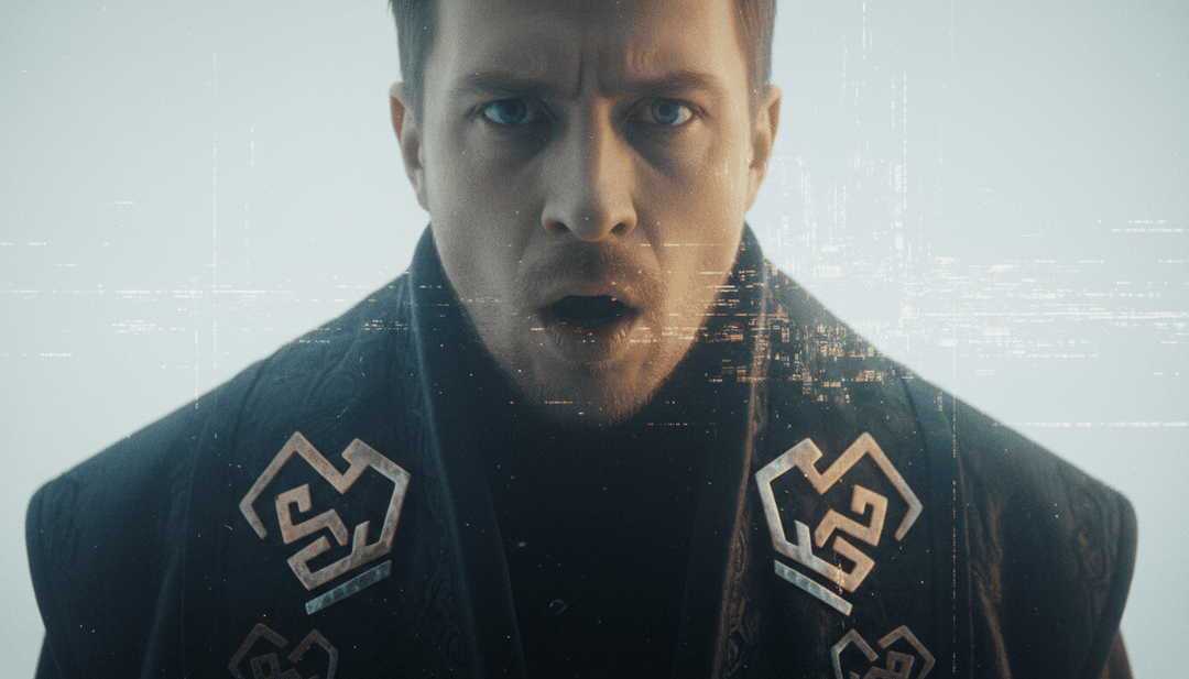 Visuais abstratos sincronizando com uma forte queda de graves de Wyl' Out, criada pelo gerador de videoclipes da IA.