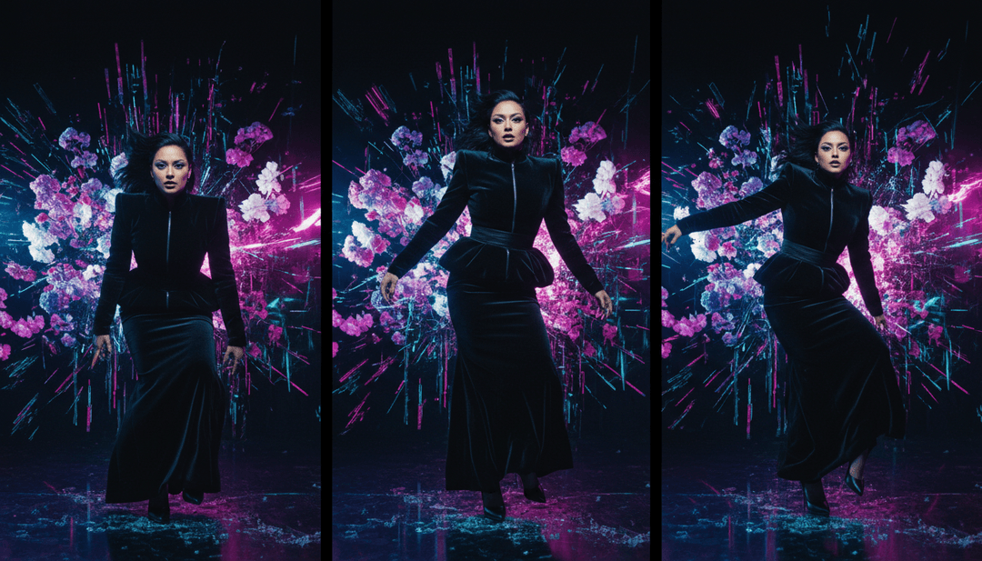 Imágenes dinámicas sincronizadas con las letras y los ritmos dance-pop de 'Love Zombie' de Victoria Justice.