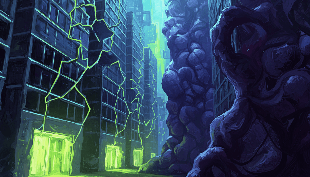 Immagini animate di mani, piedi e forme astratte che si muovono in sincronia con il ritmo di 'head, shoulders, knees and ankles', dimostrando l'interpretazione creativa dell'IA.