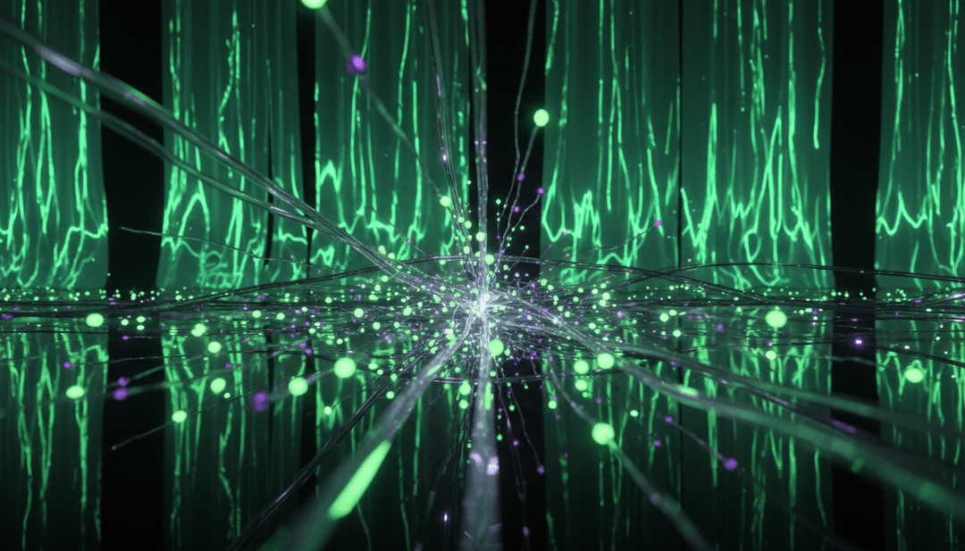 Algoritmo de IA analizando ondas de sonido y letras de "ego of a man" de Mikayla Geier para generar conceptos visuales