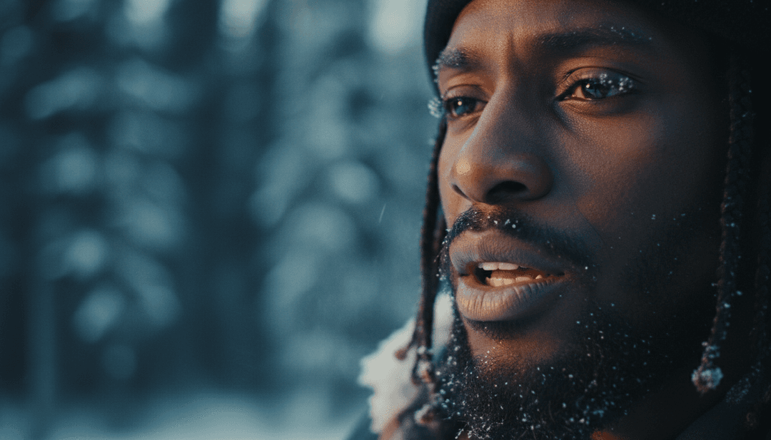 Paysage urbain abstrait en feu avec des influences R&B et Hip-Hop, représentant 'City On Fire' de Wale & Odeal tel qu'interprété par l'IA.