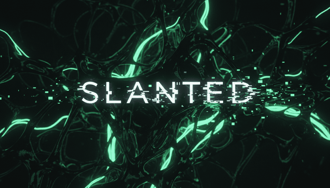 Shad의 'Slanted'에 담긴 복잡하고 재치 있는 가사와 붐뱁 리듬을 AI가 초기 시각적 개념으로 해석합니다.