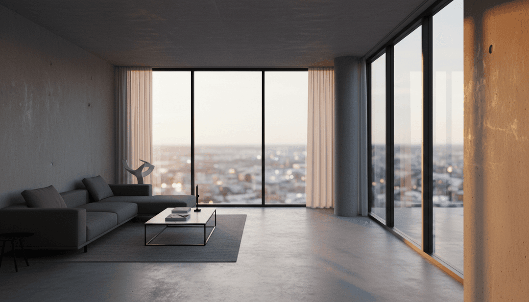 Visualização abstrata de ondas sonoras e luz etérea representando os elementos dream pop de 'Four Walls' de ALBA.