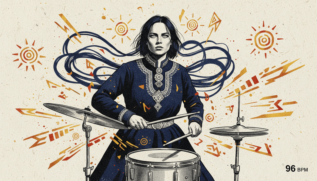 动态视觉序列根据 Øyunn 歌曲的音效元素而变化。