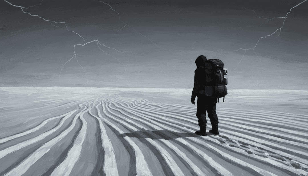 动画视觉效果,描绘了 Hush Forever 的“Oasis”音乐视频中从柔和吉他即兴演奏到充满活力的迷幻景观的过渡。