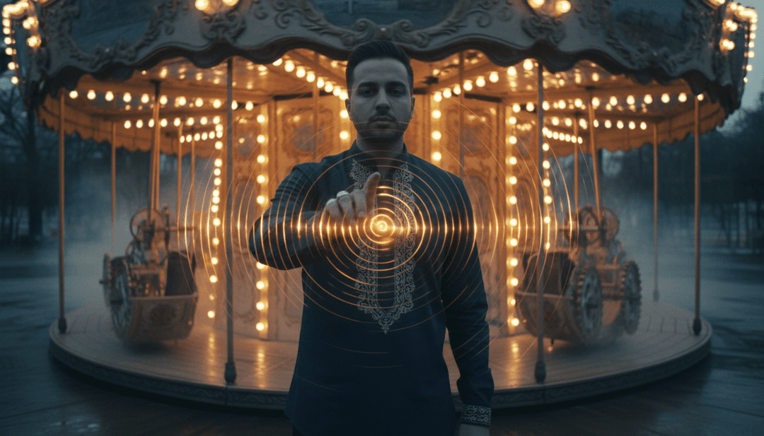 Zeitraffer von ruhigen Naturszenen, blühenden Blumen und einem fließenden Fluss, synchronisiert mit dem Rhythmus von 'Awakening' von Ossivibes, erstellt von KI.