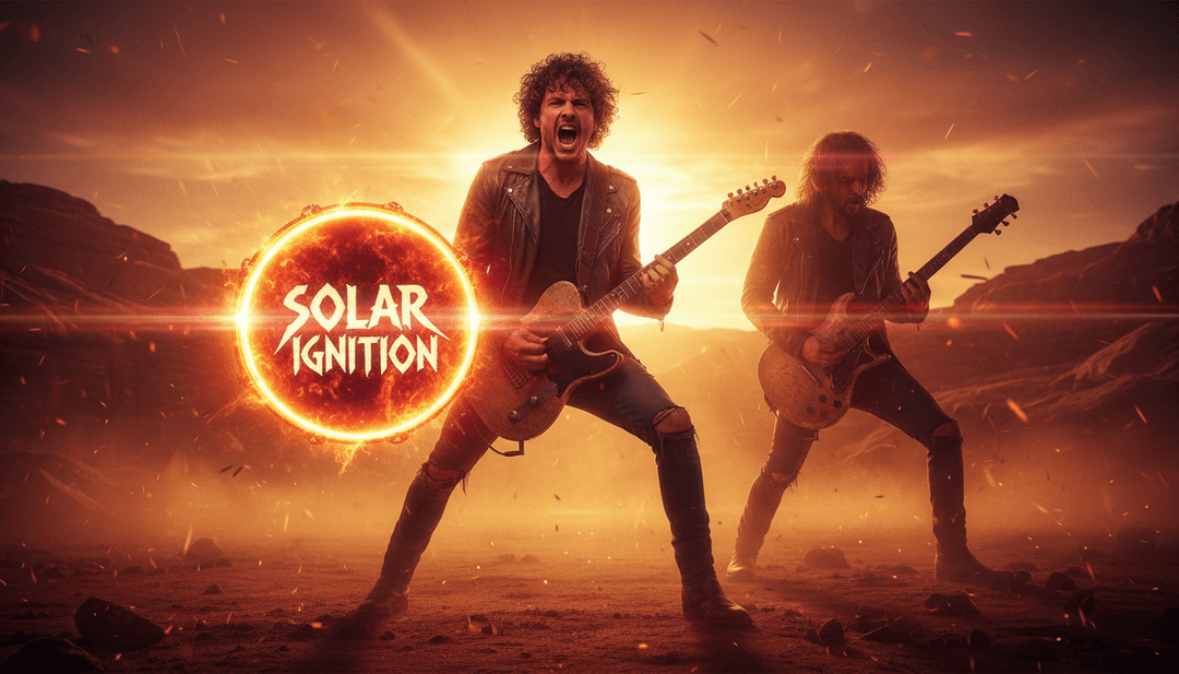 Dynamic scenes of urban rebellion, fast-paced street visuals, and concert energy generated from 'Point of Defeat's' guitar riffs and drum beats.