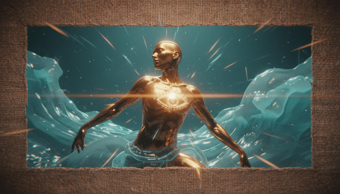 AI analyzing waveforms and lyrical themes of Aura's 'Deja vu', showcasing the blend of rock, electronic, and pop influences.