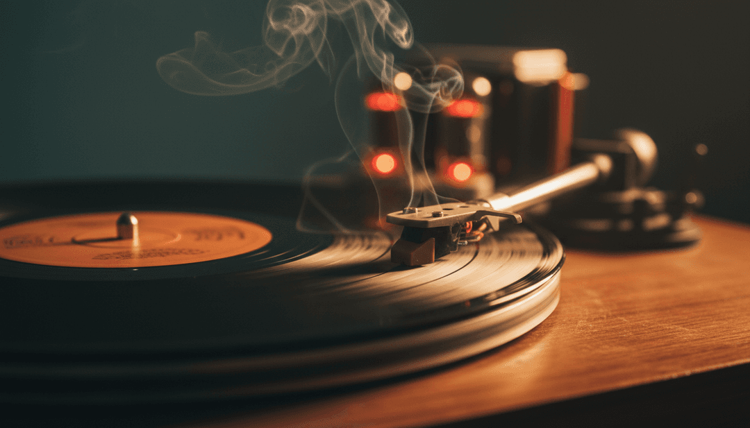 Abstract representation of AI interpreting hip-hop music with neon lines and urban elements, signifying the initial analysis of '3min sem auto tune'.