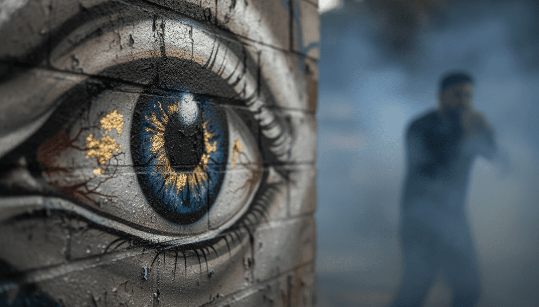 Abstract representation of AI neural networks interpreting musical notes and vocal harmonies for 'All I Ever Wanted (With Queen's Reprise)'.