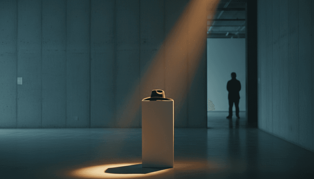 An AI analyzing the emotional arc of Eden Muñoz's "Mi Primer Día Sin Ti" lyrics, translating ballad themes into visual concepts.