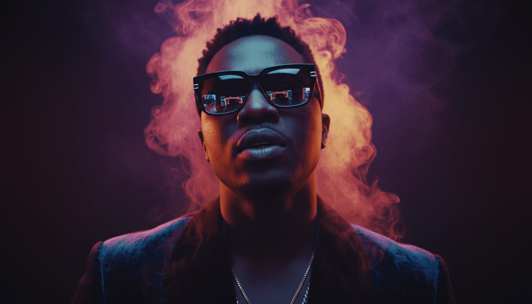 Vibrant dancehall visuals generated by AI for 'Girl on Fya' music video, featuring animated dancers and dynamic lighting