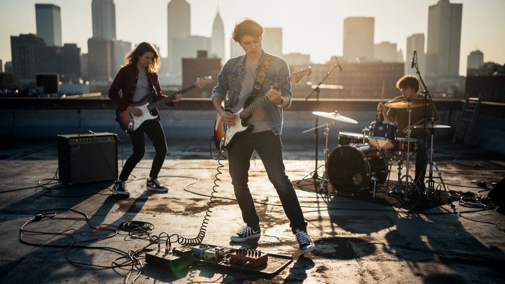 Audio-reactive AI music video synced precisely to song beats and structure