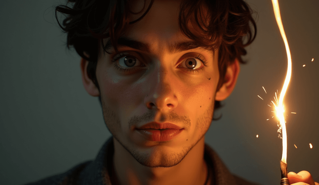 AI 生成音樂影片的最終場景