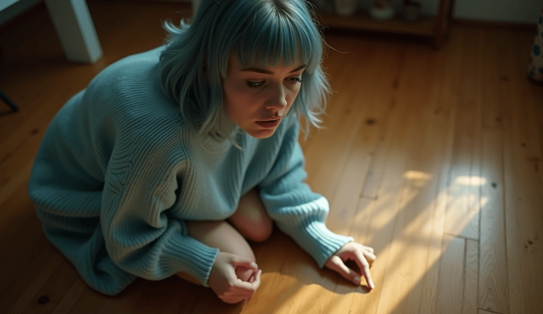 'Unsteady' गीत से प्रेरित एक दृश्य दृश्य