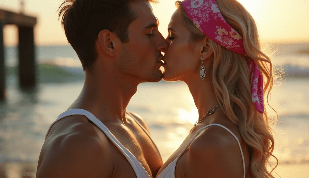 इलेक्ट्रॉनिक डांस धुनों से प्रेरित दृश्य दृश्य