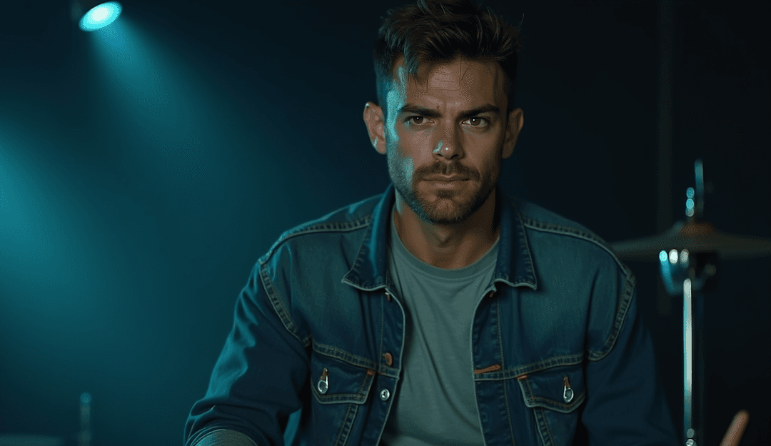 Visuelle Darstellung von musikalischen Elementen, die sich in Szenen verwandeln