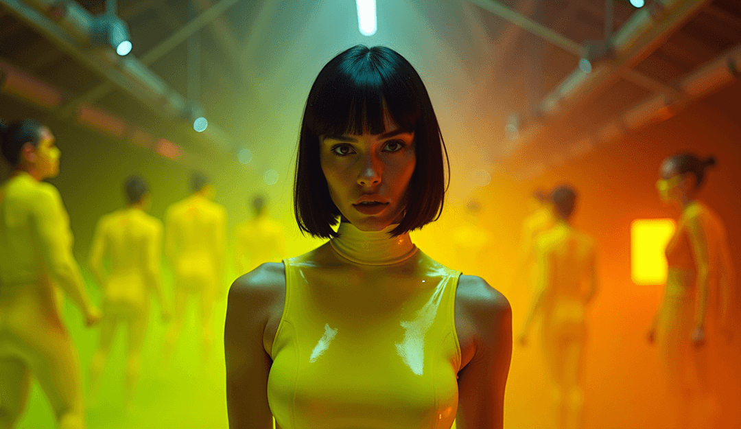 एआई के साथ अपना म्यूजिक वीडियो बना रहा उपयोगकर्ता