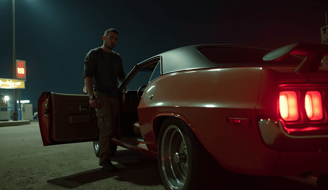 Scène finale du clip musical inspirée par 'Future Starts Slow'